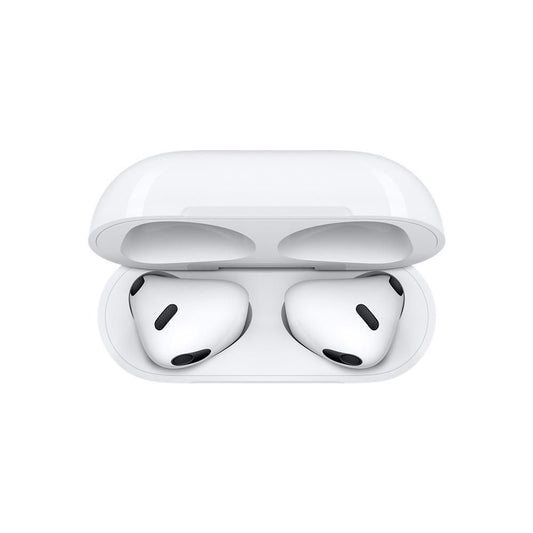  White advance noise cancellation airpods generation 3.